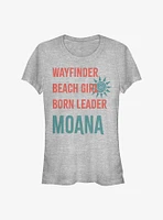 Disney Moana List Girls T-Shirt