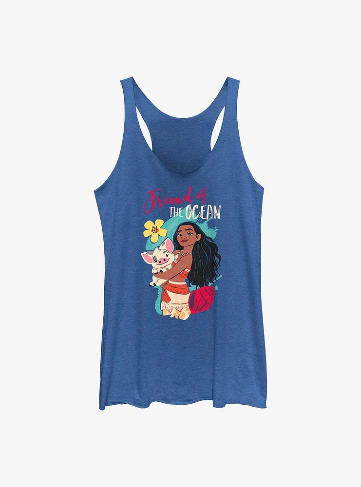 Disney Moana Friend Of The Ocean Girls Tank