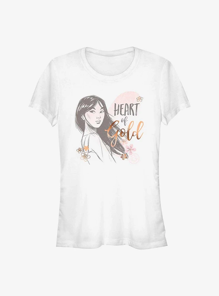 Disney Mulan Heart Of Gold Girls T-Shirt