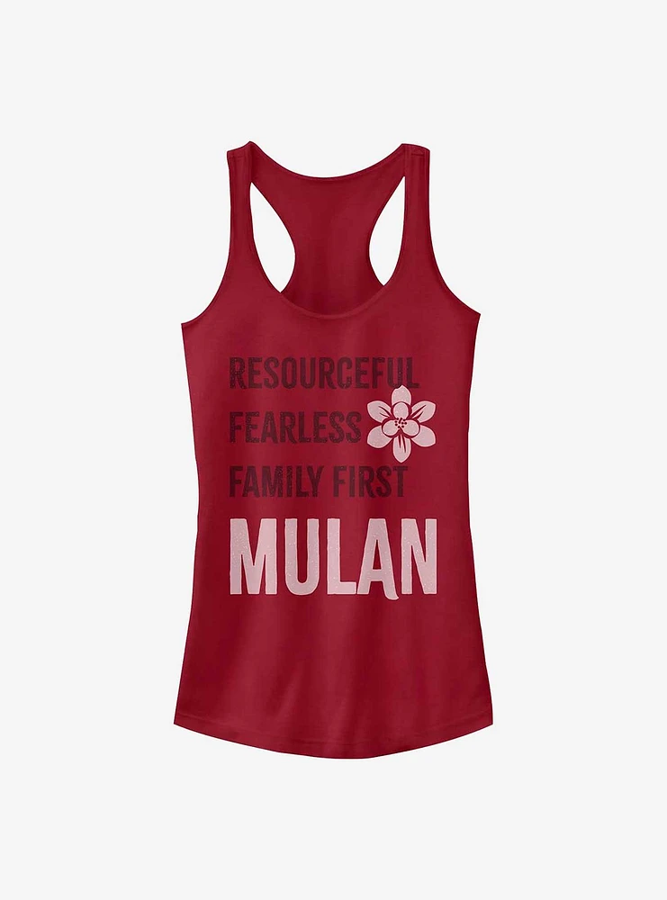 Disney Mulan List Girls Tank