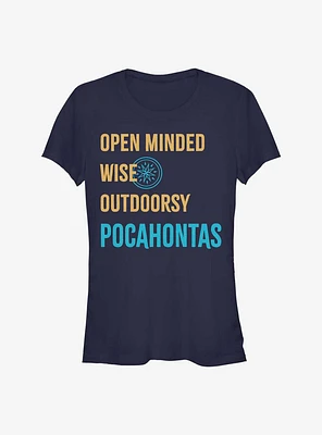 Disney Pocahontas List Girls T-Shirt