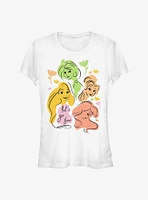 Disney Princess Abstract Princesses Girls T-Shirt