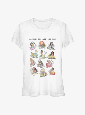 Disney Princess Handdrawn Textbook Girls T-Shirt