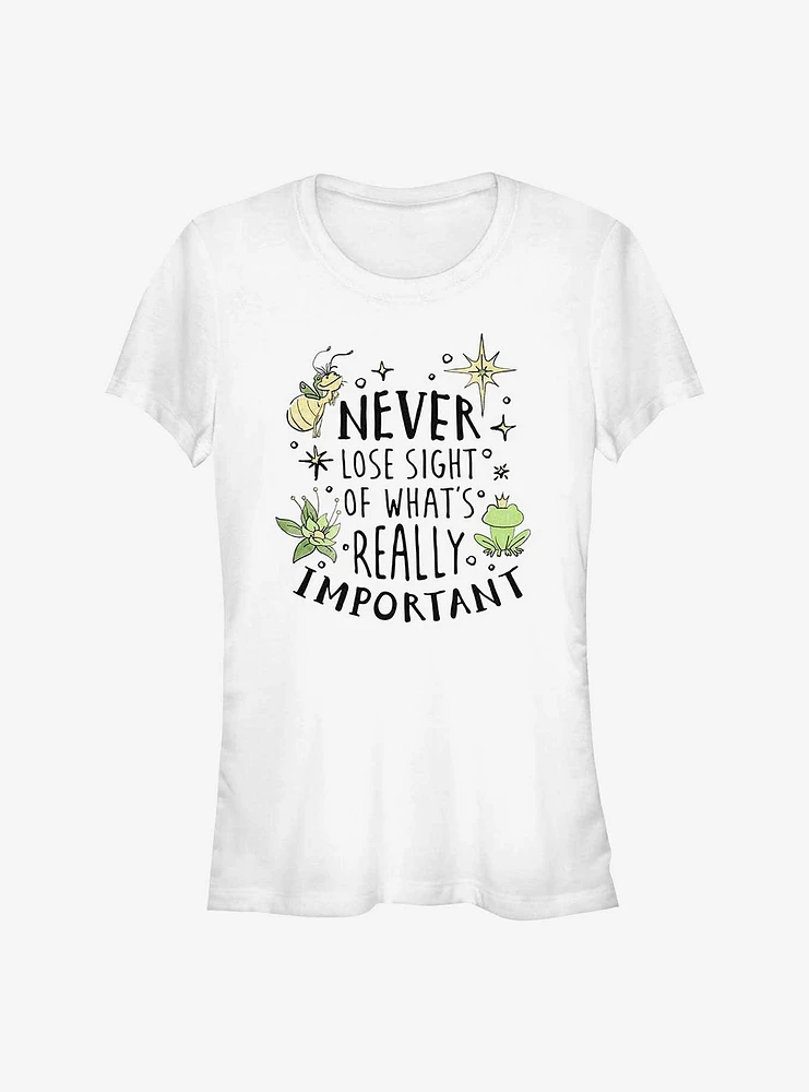 Disney The Princess And Frog Never Lose Sight Girls T-Shirt