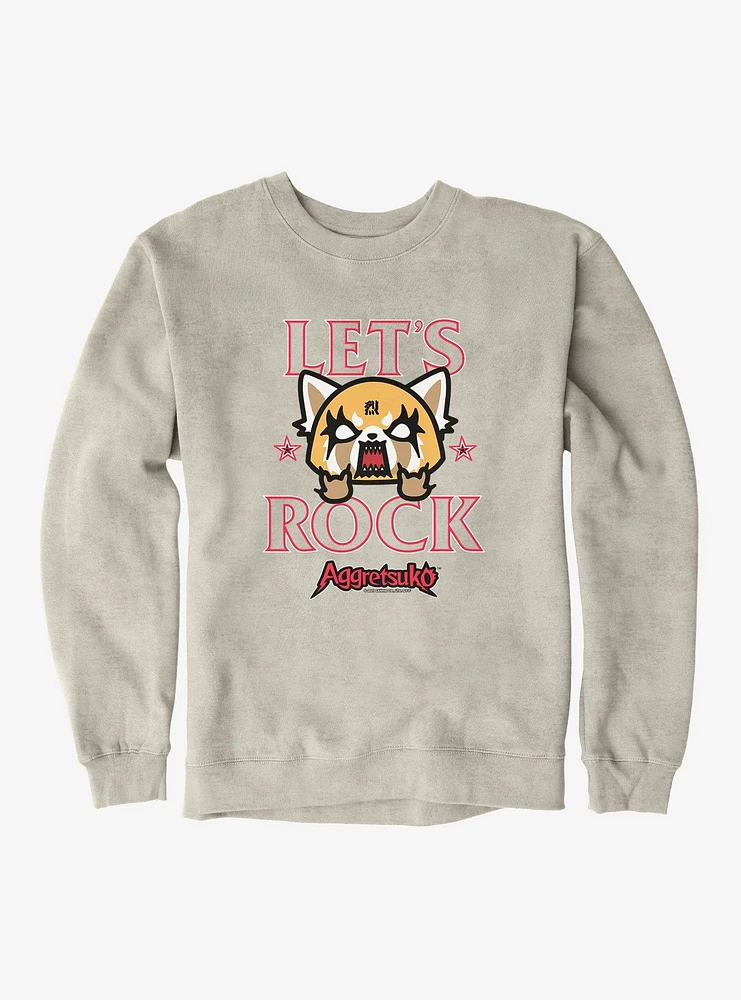 Aggretsuko Let's Rock Sweatshirt