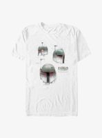 Star Wars: The Book Of Boba Fett Helmet Schematics T-Shirt