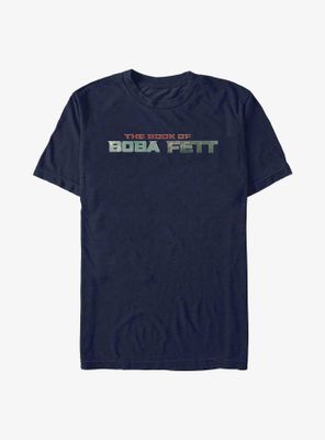 Star Wars: The Book Of Boba Fett Text Logo T-Shirt