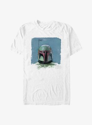 Star Wars: The Book Of Boba Fett Sketch Portrait T-Shirt