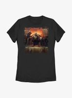 Star Wars: The Book Of Boba Fett Painted Throne Womens T-Shirt