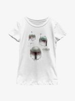 Star Wars: The Book Of Boba Fett Helmet Schematics Youth Girls T-Shirt