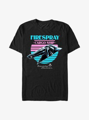 Star Wars: The Book Of Boba Fett Firespray Retro Look T-Shirt