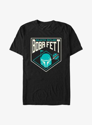 Star Wars: The Book Of Boba Fett Galactic Outlaw Badge T-Shirt