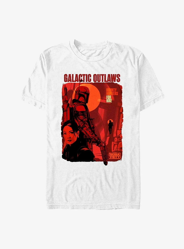 Star Wars: The Book Of Boba Fett Bounty Hunters For Hire T-Shirt