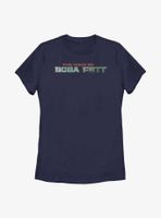 Star Wars: The Book Of Boba Fett Text Logo Womens T-Shirt