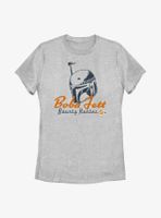 Star Wars: The Book Of Boba Fett Bounty Hunter Helmet Womens T-Shirt
