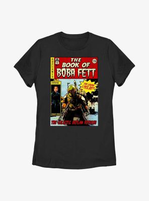Star Wars: The Book Of Boba Fett Comic Cover Womens T-Shirt