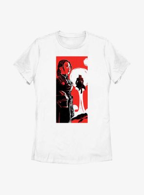 Star Wars: The Book Of Boba Fett Fennec & Poster Womens T-Shirt
