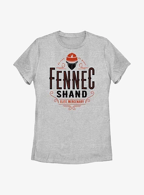 Star Wars: The Book Of Boba Fett Fennec Shand Elite Mercenary Womens T-Shirt