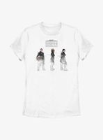 Star Wars: The Book Of Boba Fett Fennec Painted Sketches Womens T-Shirt