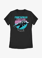 Star Wars: The Book Of Boba Fett Firespray Retro Look Womens T-Shirt