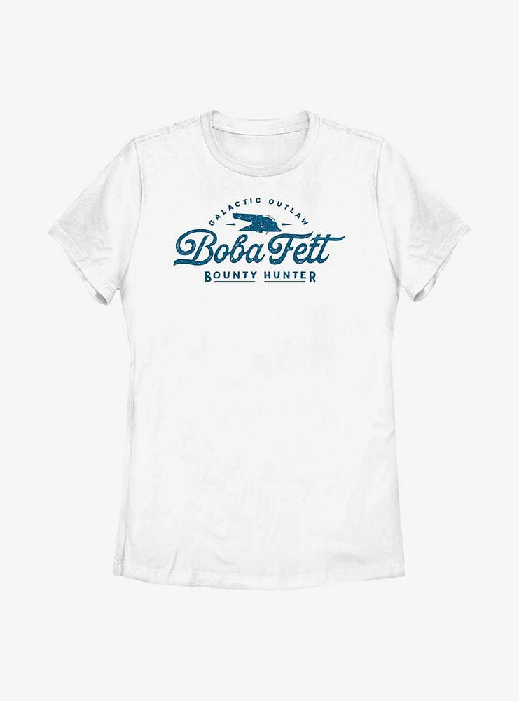 Star Wars: The Book Of Boba Fett Galactic Outlaw Womens T-Shirt