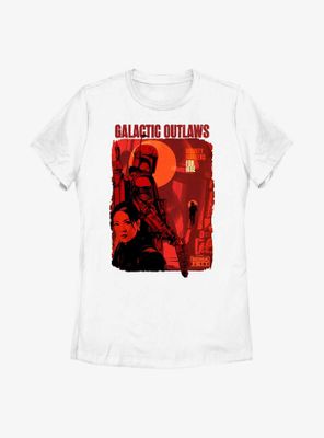 Star Wars: The Book Of Boba Fett Bounty Hunters For Hire Womens T-Shirt