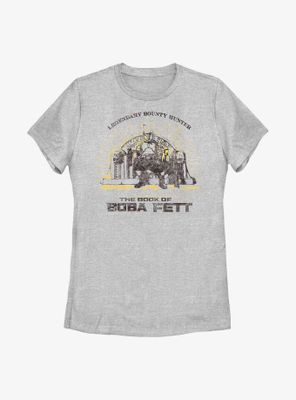 Star Wars: The Book Of Boba Fett Legendary Bounty Hunter Womens T-Shirt