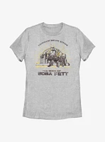 Star Wars: The Book Of Boba Fett Legendary Bounty Hunter Womens T-Shirt