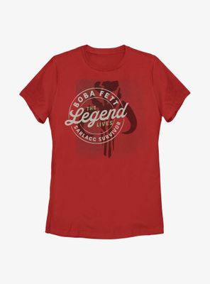 Star Wars: The Book Of Boba Fett Legend Lives Womens T-Shirt