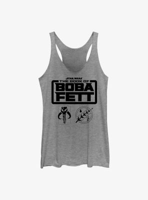 Star Wars: The Book Of Boba Fett Armor Logos Womens Tank Top