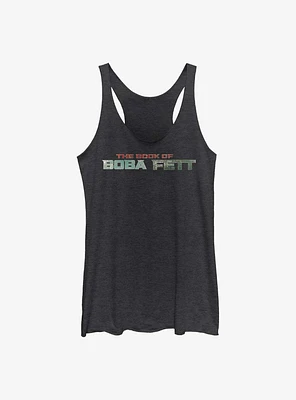 Star Wars: The Book Of Boba Fett Text Logo Womens Tank Top