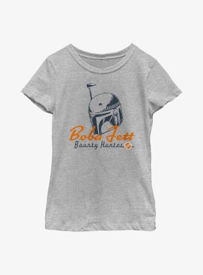 Star Wars: The Book Of Boba Fett Bounty Hunter Helmet Youth Girls T-Shirt