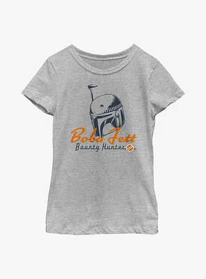 Star Wars: The Book Of Boba Fett Bounty Hunter Helmet Youth Girls T-Shirt