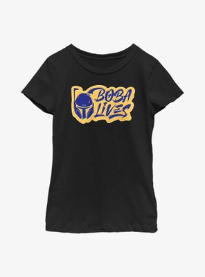 Star Wars: The Book Of Boba Fett Lives Youth Girls T-Shirt