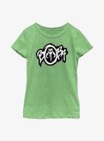 Star Wars: The Book Of Boba Fett Mandalorian Skull Graffiti Logo Youth Girls T-Shirt