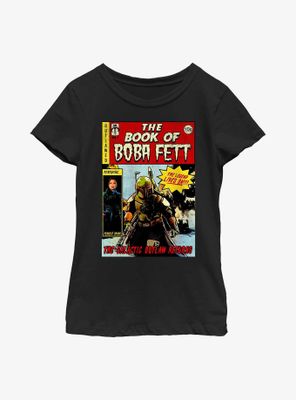 Star Wars: The Book Of Boba Fett Comic Cover Youth Girls T-Shirt