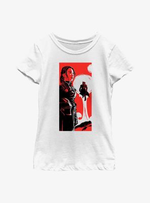 Star Wars: The Book Of Boba Fett Fennec & Poster Youth Girls T-Shirt