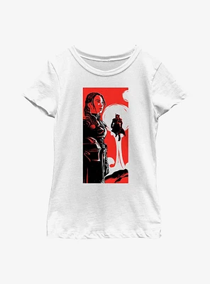 Star Wars: The Book Of Boba Fett Fennec & Poster Youth Girls T-Shirt