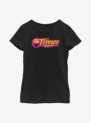 Star Wars: The Book Of Boba Fett Fennec Calligraphy Logo Youth Girls T-Shirt