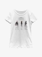 Star Wars: The Book Of Boba Fett Fennec Painted Sketches Youth Girls T-Shirt