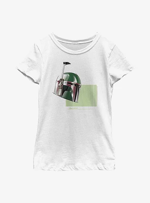 Star Wars: The Book Of Boba Fett Helmet Drawing Youth Girls T-Shirt
