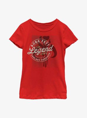 Star Wars: The Book Of Boba Fett Legend Lives Youth Girls T-Shirt