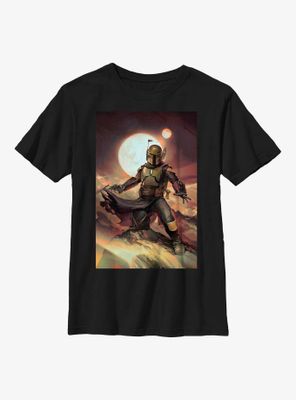 Star Wars: The Book Of Boba Fett Painting Youth T-Shirt