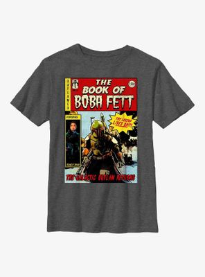 Star Wars: The Book Of Boba Fett Comic Cover Youth T-Shirt