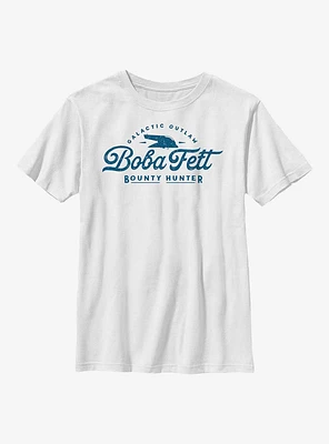Star Wars: The Book Of Boba Fett Galactic Outlaw Youth T-Shirt