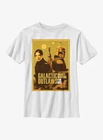 Star Wars: The Book Of Boba Fett Fennec & Galactic Outlaws Youth T-Shirt