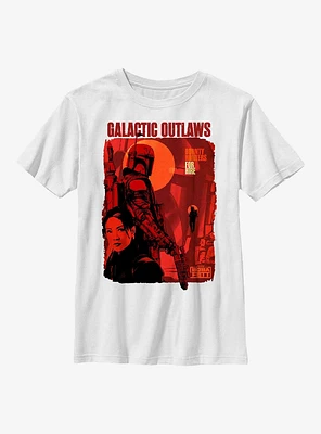 Star Wars: The Book Of Boba Fett Bounty Hunters For Hire Youth T-Shirt