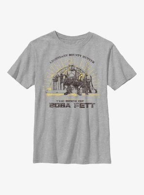 Star Wars: The Book Of Boba Fett Legendary Bounty Hunter Youth T-Shirt