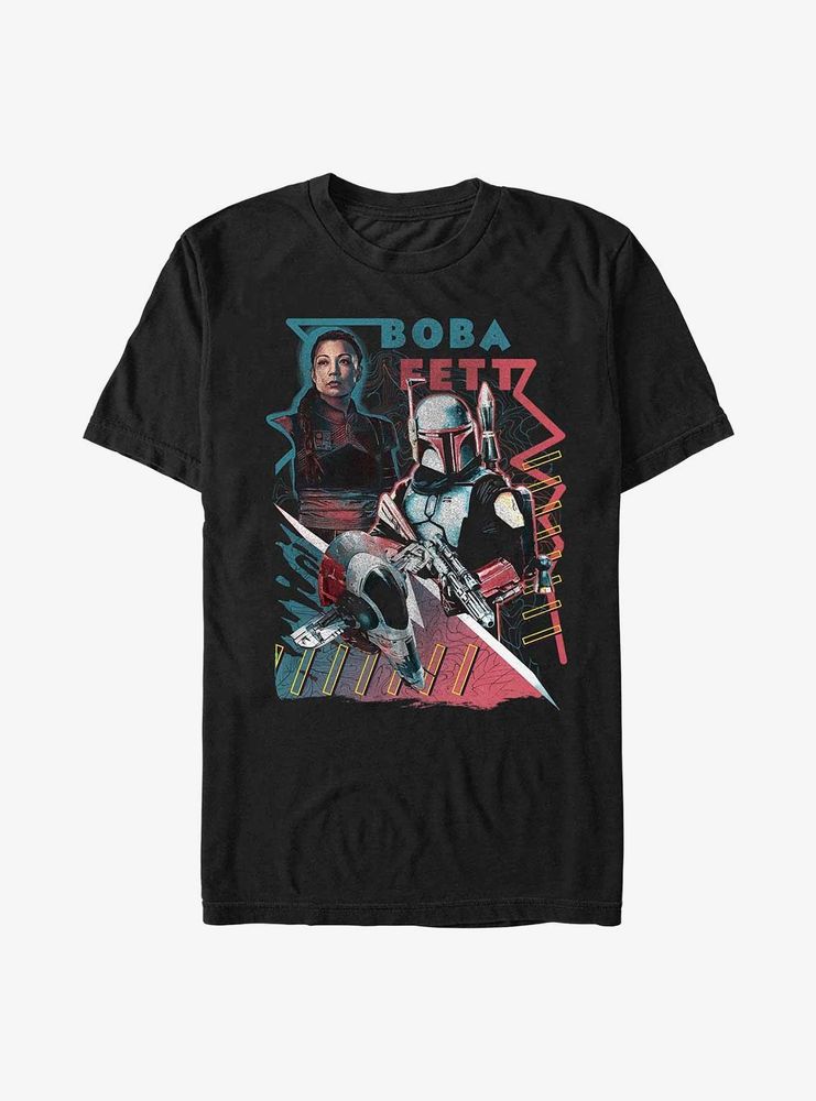 Star Wars: The Book Of Boba Fett Retro Outlaws T-Shirt