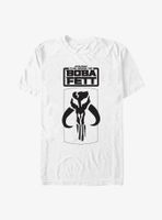 Star Wars: The Book Of Boba Fett Mandalorian Skull Logo T-Shirt